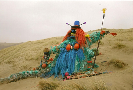 Steve with Madge the Mermaid